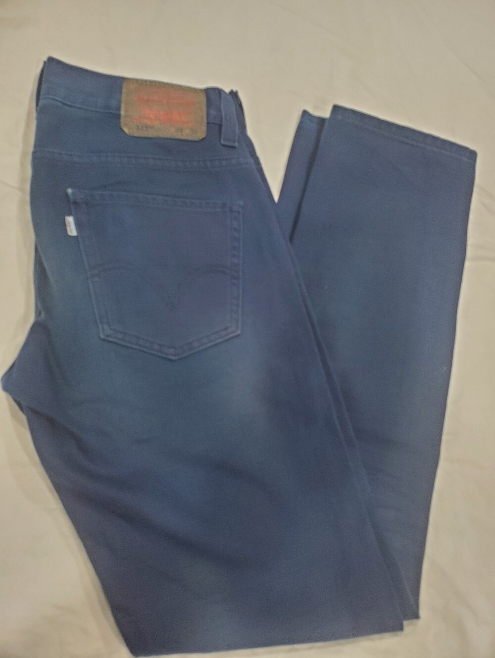 Levi's 511 Slim Fit Jeans Mens 29x30 Blue Denim White Label